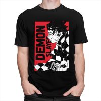 Cool Male Kitsune No Yaiba T-shirts Camisas Hombre Cotton Anime Demon Slayer Tshirts Tanjiro Kamado Nezuko Clothes Camisas - T-shirts - AliExpress