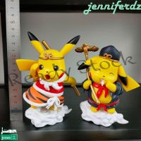 【hot sale】 ☼✖▼ B09 JENNIFERDZ Pikachu Action Figures Anime Cartoon Miniatures Pikachu Cosplays Monkey King Pokemon Doll Toys Doll Ornaments