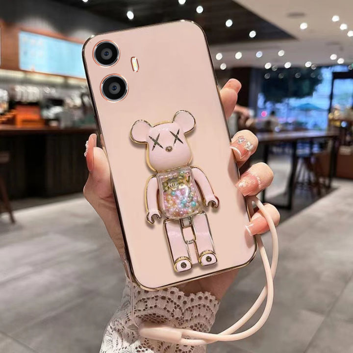 เคสโทรศัพท์สำหรับ-realme-c55-c33-c30-c30s-10pro-realme-ฝาหลังสุดหรู3มิติพร้อมที่ยึดและสายรัด