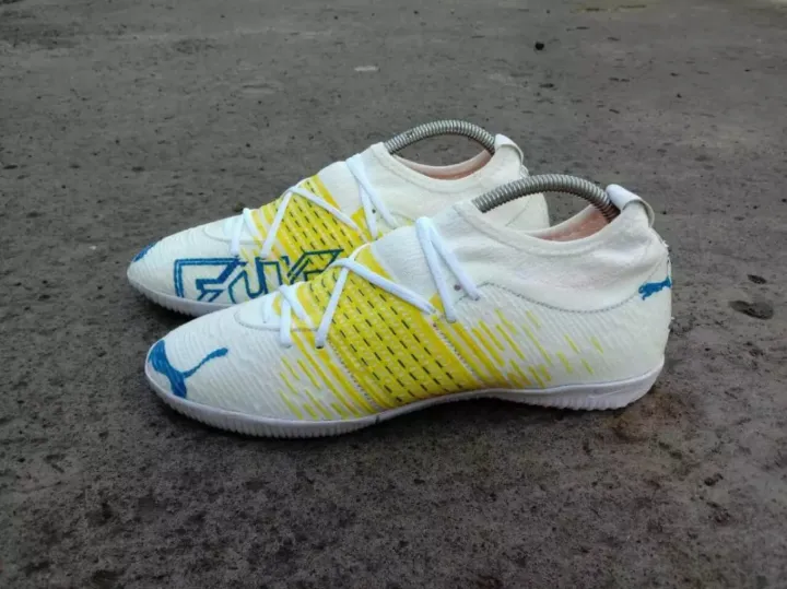 Sepatu Futsal Puma Future Z 1 1 Neymar White Yellow Blue Semi Boot Barang Sampai Baru Bayar Lazada Indonesia