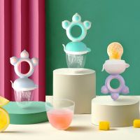 【cw】 3 1 Silicone Baby Teether Nipple Feeder Food Pacifier Kids Boy Fruit Feeding Safe Infant Supplies Soother Bottles