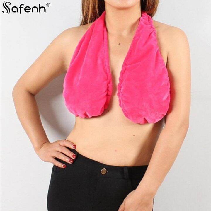 ใหม่-1pcs-ผ้าเช็ดตัว-bra-ผ้าเช็ดตัวแขวนคอห่อ-bra-หน้าอกใหญ่แขวนคอผ้าเช็ดตัว-bra-bralette-top-bandeau-top-tops