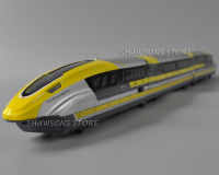 ของเล่นโมเดลรถไฟพร้อมเสียงและแสง Diecast Metal 64cm China High Speed Maglev Train Model Pull Back Toy