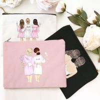 Best Friend Tas Makeup Wanita Tas Kosmetik Perlengkapan Mandi Travel Organizer Penyimpanan Wanita Tas Make Up Dompet Hadiah Pernikahan Pengiring Pengantin