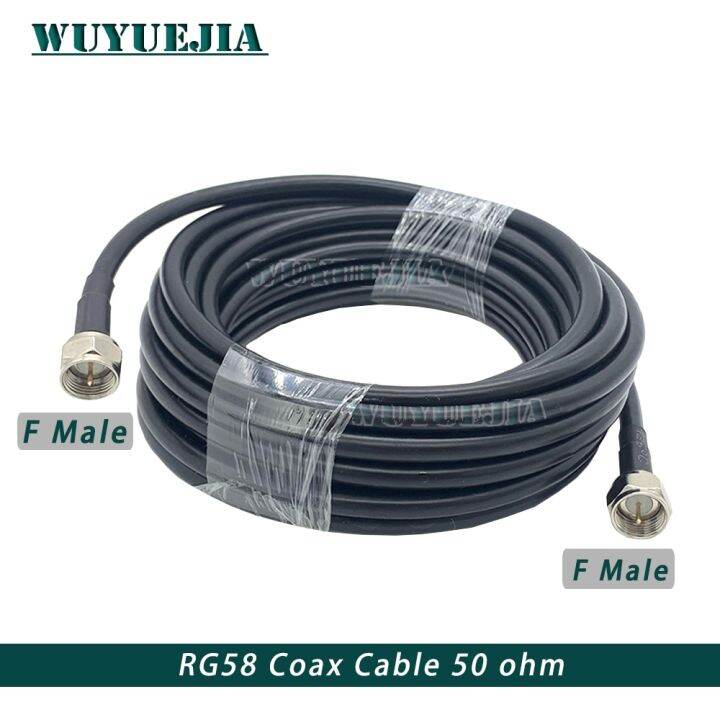 f-male-to-f-female-rg58-pigtail-50ohm-coaxial-cable-sma-f-plug-tv-antenna-adapter-rf-coaxial-extension-cord-rf-pigtail-jumper-electrical-connectors