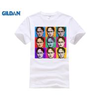 handsome เสื้อยืดพิมพ์ลาย The Office Dwight schrute TV สำหรับผู้ชาย