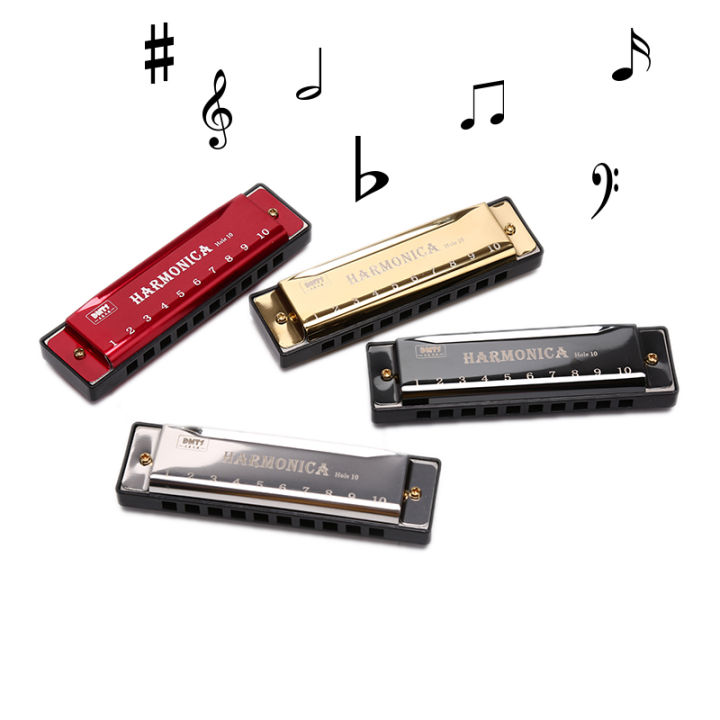 lowest-price-mh-10หลุม-harmonica-ปากอวัยวะปริศนาเครื่องดนตรีเริ่มต้นการสอน