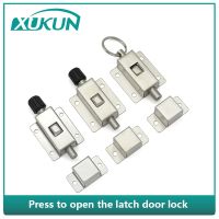 【LZ】♦⊙✷  Press to open LAMP same pin PRS-40 stainless steel Button latch door lock