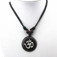 ZZOOI Buddha Mala Yoga Resin OM Pendants Necklaces Women Men Unisex Handmade Fashion Trendy Jewelry Lovers Christmas Gift