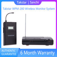 TAKSTAR WPM-200หูฟังระดับมืออาชีพจอภาพไร้สายระบบ1ตัวรับสัญญาณ1เครื่องส่งสัญญาณ1หูฟัง