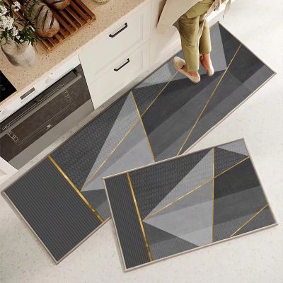 Kitchen Floor Mats Home Entrance Doormat Bedroom Balcony Long Rug Hallway Living Room Decor Carpet Anti-Slip Bathroom Mat