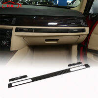 ABS คาร์บอนไฟเบอร์สไตล์คอนโซลกล่องถุงมือถ้วยน้ำผู้ถือแผง Trim Strip Kit Fit สำหรับ BMW 3 Series E90 E92 E93 Accessorie