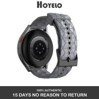 Hoyelo 20mm Silicone Strap For Samsung Galaxy Watch 4 5 40mm 44mm Watch3 41mm 45mm Active 2 40mm 44mm 20mm Band Galaxy Watch 46mm/Gear S3 22mm Replacement Wristband Bracelet Accessories