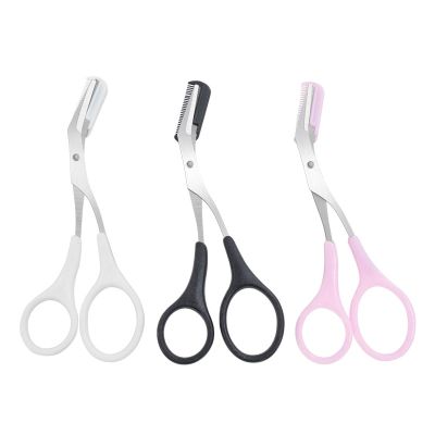 Eyebrow Trimmer Scissor With Comb For Women Eyebrow Hair Removal Eyebrow Razor Grooming Shaping Shaver Cosmetic Makeup Tool