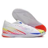 ●♣ Predator Edge.3 IC futsal shoesmen s indoor football shoesKnitted breathable indoor football competition shoessize 39