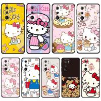 เคสสำหรับโมโตโรล่าโทรศัพท์1เครื่อง E6s G8ฟิวชั่นหนึ่งบวก G30ไลท์ G31ขอบ G50 20 30 Pro G60 G9 G Stylus 2022 Gijinka Hello Kitty ของผู้หญิง