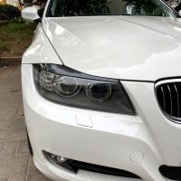 Car Headlights Eyebrows Eyelids Cover Eyelash Head Light Stickers for BMW 3 Series E90 E91 320I 330I 05-12