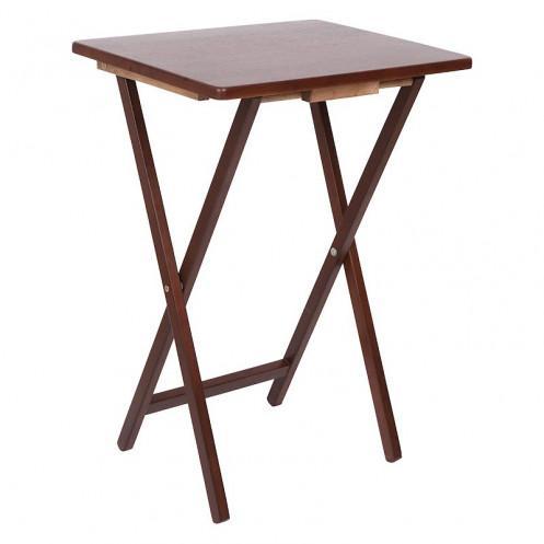 bari-เบสิโค-โต๊ะพับไม้ยางพารา-สีวอลนัท