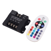 LED RGB Controller 30A 360W 12V 24V 24key รีโมทคอนล10Ax 3ช่อง BT Controller สำหรับ RGB Strip Light DC12V DC24V