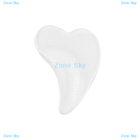 Zone Sky แผ่นรองส้นเท้าสูงกันลื่นสำหรับนวด1คู่แผ่นโค้งรูปหัวใจแผ่นรองรับเท้า hindfoot