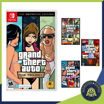 Grand Theft Auto The Trilogy Nintendo Switch Game แผ่นแท้มือ1!!!!! (GTA Switch)(GTA Trilogy Switch)