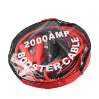 สายจัมเปอร์สตาร์ทรถยนต์2000AMP สำหรับชาร์จอุปกรณ์เสริมแบตเตอรี่ Booster