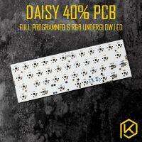 40% เดซี่ชุดคีย์บอร์ดแบบกลไกที่กำหนดเองรองรับ TKG-TOOLS RGB Led PCB Underglow ที่ตั้งโปรแกรม40% Mx Alps Matias Double Spacebar