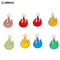 15pcs/lot Enamel Flame Charms For Jewelry Making Women Pendants Earrings Necklaces Bracelets DIY Handmade Findings Accessories DIY accessories and oth