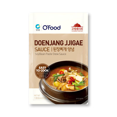 สินค้ามาใหม่! โอฟู้ด ซอสซุปเต้าเจี้ยวเกาหลี 130 กรัม OFood Doenjang Jjigae Sauce 130g ล็อตใหม่มาล่าสุด สินค้าสด มีเก็บเงินปลายทาง