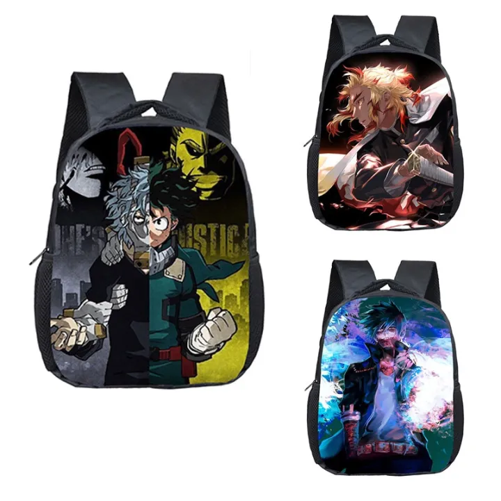 12 Inch Anime Boku no Hero Academia Backpack For Teenage Book Bags