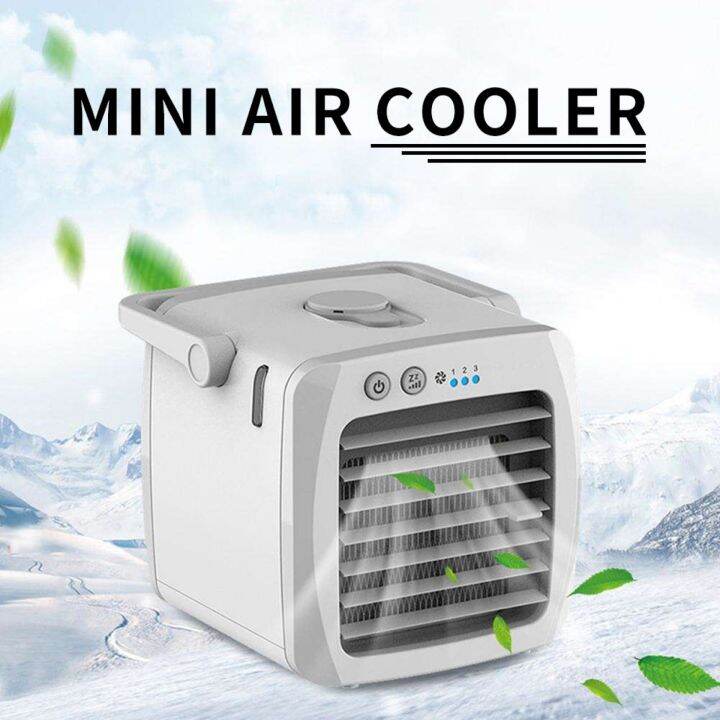 พร้อมส่-arctic-air-mini-พัดลมแอร์-คุณภาพคงทน-เครื่องทำความเย็น-แอร์ตั้งโต๊ะขนาดเล็ก-พัดลมไอเย็น-ขนาดเล็ก-พกพาง่าย