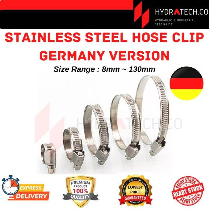 Kssme☼ [CLAMP] Radiator Hose Adjustable Stainless Steel Hose Clip Clamp