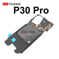 สำหรับฝาครอบเมนบอร์ด P30pro Huawei P30 Pro ชาร์จไร้สายอะไหล่สำหรับซ่อมสายเคเบิลงอได้ Nfc ขดลวดเหนี่ยวนำ