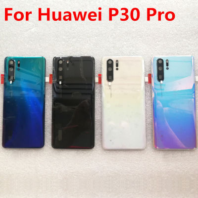 For P30 Pro Original Tempered Glass Back Cover Spare Parts For P30 Pro Cover Door Housing + Camera Frame