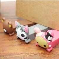 【LZ】✎✘  Cute Cartoon Silicone Door Stopper Wedge Slip Resistant Catcher Block Animal door stopper