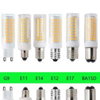 [HOT QQZIWWUJJWG 104] Mini 102ไฟ LED ข้าวโพดหลอดไฟ BA15D E11 E12 E14 E17 G4 G9ไฟ LED 9W เปลี่ยนหลอดฮาโลเจน80วัตต์ AC 220V 110V สำหรับ House สีขาว