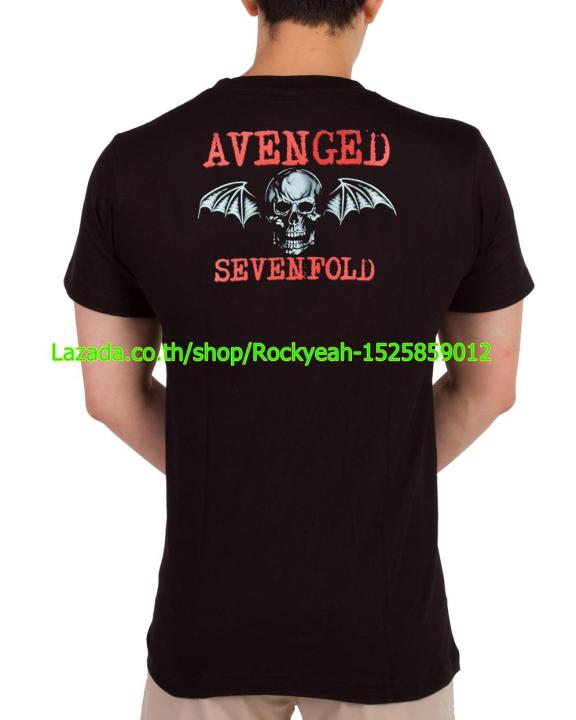 เสื้อวง-avenged-sevenfold-เสื้อวินเทจ-ผ้าร้อยแท้-อะเว็นจด์เซเวนโฟลด์-a7x-ไซส์ยุโรป-rcm1087
