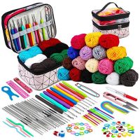 ✻ 105pcs Modern Minimalist Weaving Suit Portable Layered Needle Thread Storage Bag Weaving Creative Crafts DIY Weaving Tools