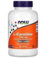 [Exp2026] แอล คานิทีน Now Foods L-Carnitine 1000 mg 100เม็ด