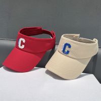 Topi Bucket หมวกแก็ปสำหรับผู้หญิง,หมวกแก็ปหมวกหมวกบังแดดฤดูร้อนหมวกกอล์ฟ C ดีไซน์เนอร์แฟชั่นมาใหม่ล่าสุดกันแดด