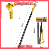 Gangke หัวงู scepter ของเล่นกะโหลกศีรษะหัวฟาโรห์ Kings Magical wands COSPLAY props