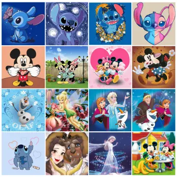 Disney Princess Diamond Painting Stitch Donald Duck Cartoon Mickey