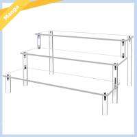 MINBAOYU196810 โปร่งใสโปร่งใส ตัวยกจอแสดงผลอะคริลิค ชั้น3ชั้น สี่เหลี่ยมมุมฉาก ตู้โชว์ยึดติด หนาขึ้น ที่วางอาหารของหวาน คอลเลกชันตัวเลขป๊อป