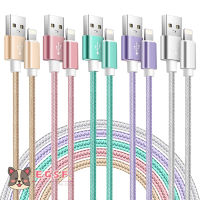 [Apple MFi Certified] ที่ชาร์จ iPhone สายชาร์จอย่างรวดเร็ว iPhone Lightning Cable สาย USB ยาวถักไนลอนเข้ากันได้กับ iPhone 13 Pro/ 13/12/11 /Xs Max/xr/ 8/7/6S/iPad