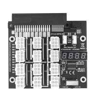 Power Supply Adapter Board 2200W to 12x 6P Power Board Support 36+24pin Power Slot Breakout Board for 095HR5 D750E-S1 New