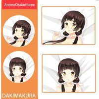 การ์ตูนอะนิเมะสาวพบ Kumachi Amayadori โยนหมอนปลอกหมอน Otaku เตียงตกแต่ง Dakimakura ปลอกหมอน