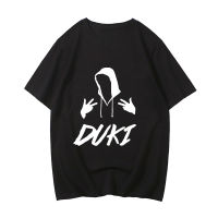 Dukii เสื้อยืดรูป Silhouette Casual ทุกวันสวมเสื้อ T ผู้ชายผู้หญิงแขนสั้นผ้าฝ้าย100 Sense Of Design O-Neck Tees