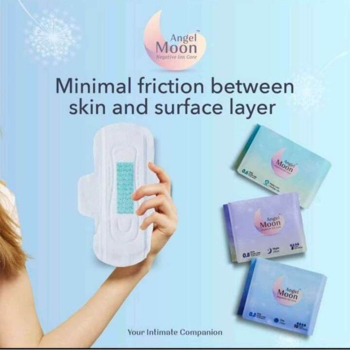 Angel Moon Sanitary Napkin w/Negative ion Lazada PH