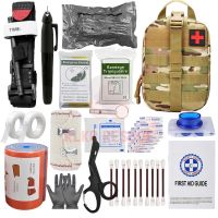 【LZ】qby5bf Survival First Aid Kit Survival military full set Molle Outdoor Gear Emergency Kits Trauma Bag Camping Hiking IFAK Adventures