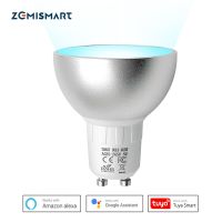 【SALE】 tpcnmw Zemismart Zigbee GU10สมาร์ทหลอดไฟ LED 5W RGBW เข้ากันได้กับ Tuya SmartThings App Alexa Echo Plus การควบคุมด้วยเสียงของ Google Home